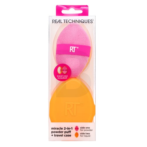 Real Techniques Miracle 2-in-1 Powder Puff + Travel Case