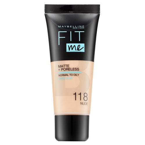 Maybelline Fit Me! Foundation Matte + Poreless 118 Nude 30 ml