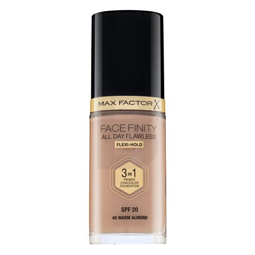 Max Factor Facefinity All Day Flawless Flexi-Hold 3in1 Primer Concealer Foundation SPF20 45 30 ml