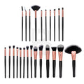 MIMO Makeup Brush Set Black 24 Pcs