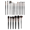 MIMO Makeup Brush Set Black 18 Pcs