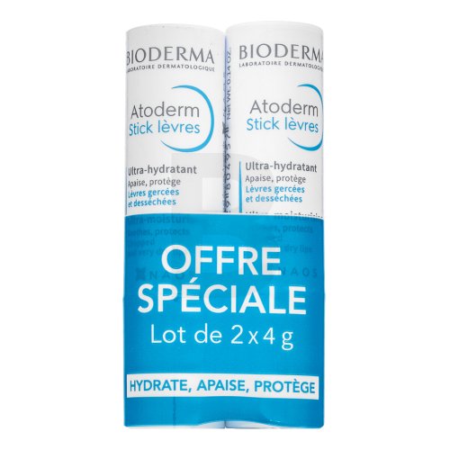 Bioderma Atoderm Ultra-Moisturizing Lip Stick 2 x 4 g