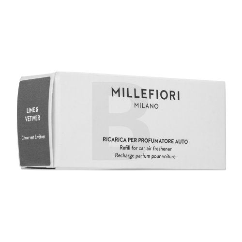 Millefiori Milano Icon Car Air Freshener Lime &amp; Vetiver Refill