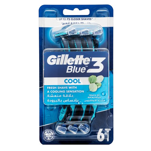 Gillette Blue3 Cool 6 pcs