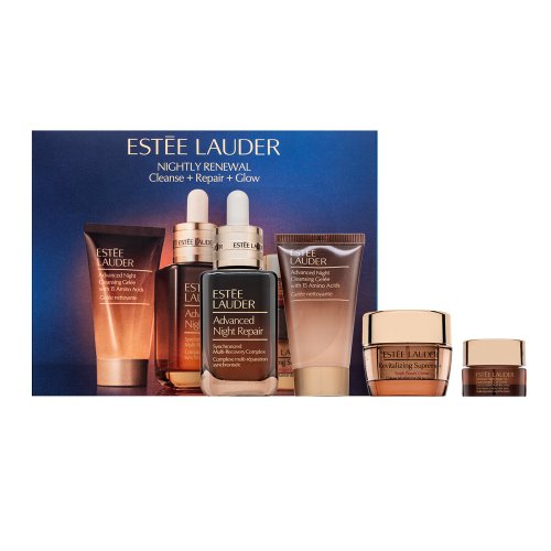 Estee Lauder Nightly Renewal Cleanse + Repair + Glow 50 ml + 30 ml + 15 ml +5 ml