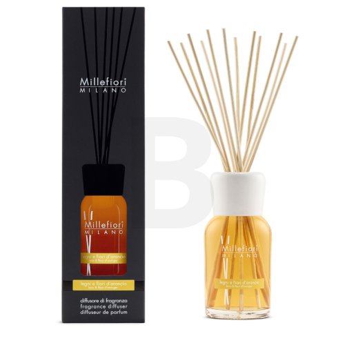 Millefiori Milano Fragrance Diffuser Legni e Fiori d´Arancio 500 ml