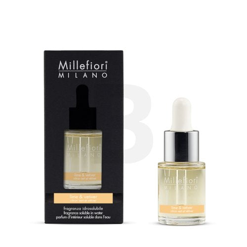 Millefiori Milano Fragrance Soluble in Water Lime &amp; Vetiver 15 ml