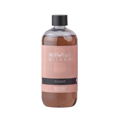 Millefiori Milano Fragrance Diffuser Silk &amp; Rice Powder Refill 500 ml