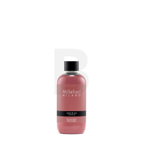 Millefiori Milano Fragrance Diffuser Ambra &amp; Rosa Refill 250 ml