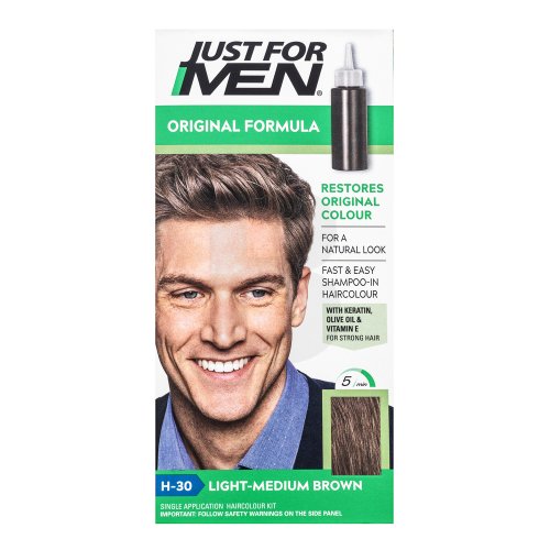 Just For Men Shampoo-in Haircolour H30 Light Medium Brown 66 ml