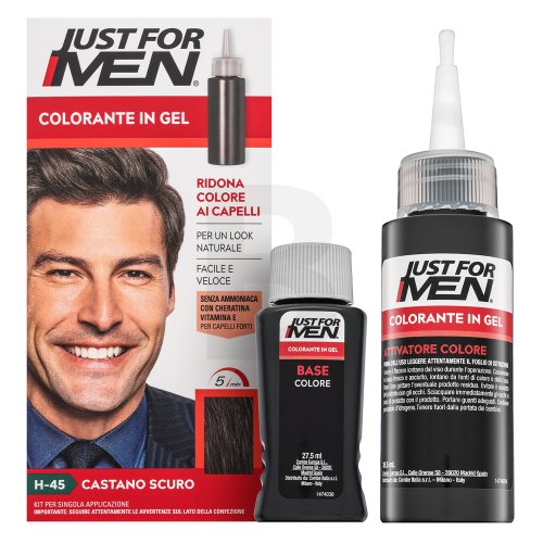 Just For Men Gel Color H45 Dark Brown Black