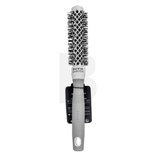 Olivia Garden Expert Blowout Shine Round Brush White &amp; Grey 20 mm