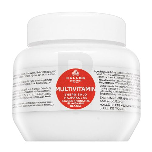 Kallos Multivitamin Energising Hair Mask 275 ml