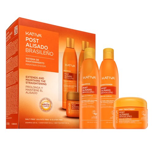 Kativa Post Brazilian Straightening Kit 2 x 225 ml + 150 ml