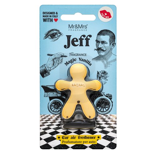 Mr&amp;Mrs Fragrance Jeff Chrome Car Air Freshener Magic Vanilla