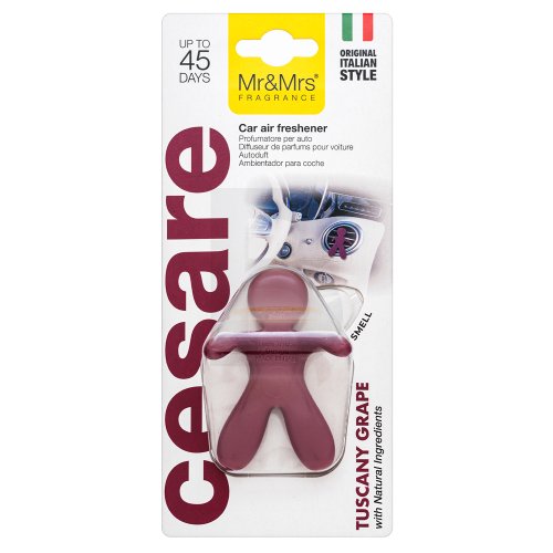 Mr&amp;Mrs Fragrance Cesare Car Air Freshener Tuscany Grape
