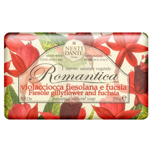 Nesti Dante Romantica Natural Soap Gillyflower &amp; Fucsia 250 g