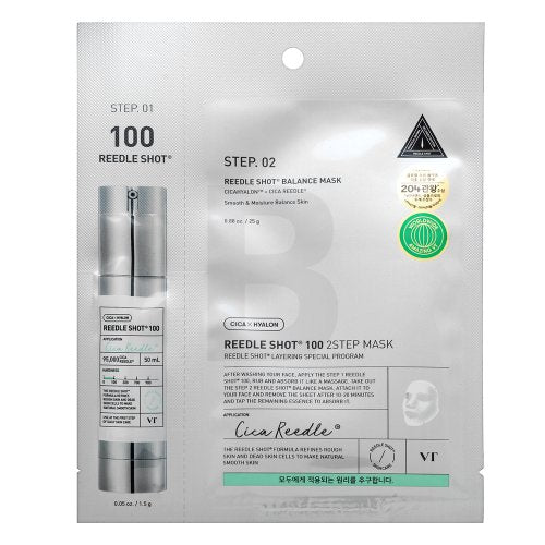VT Cosmetics Reedle Shot 100 2 Step Mask 1,5 g + 25 g